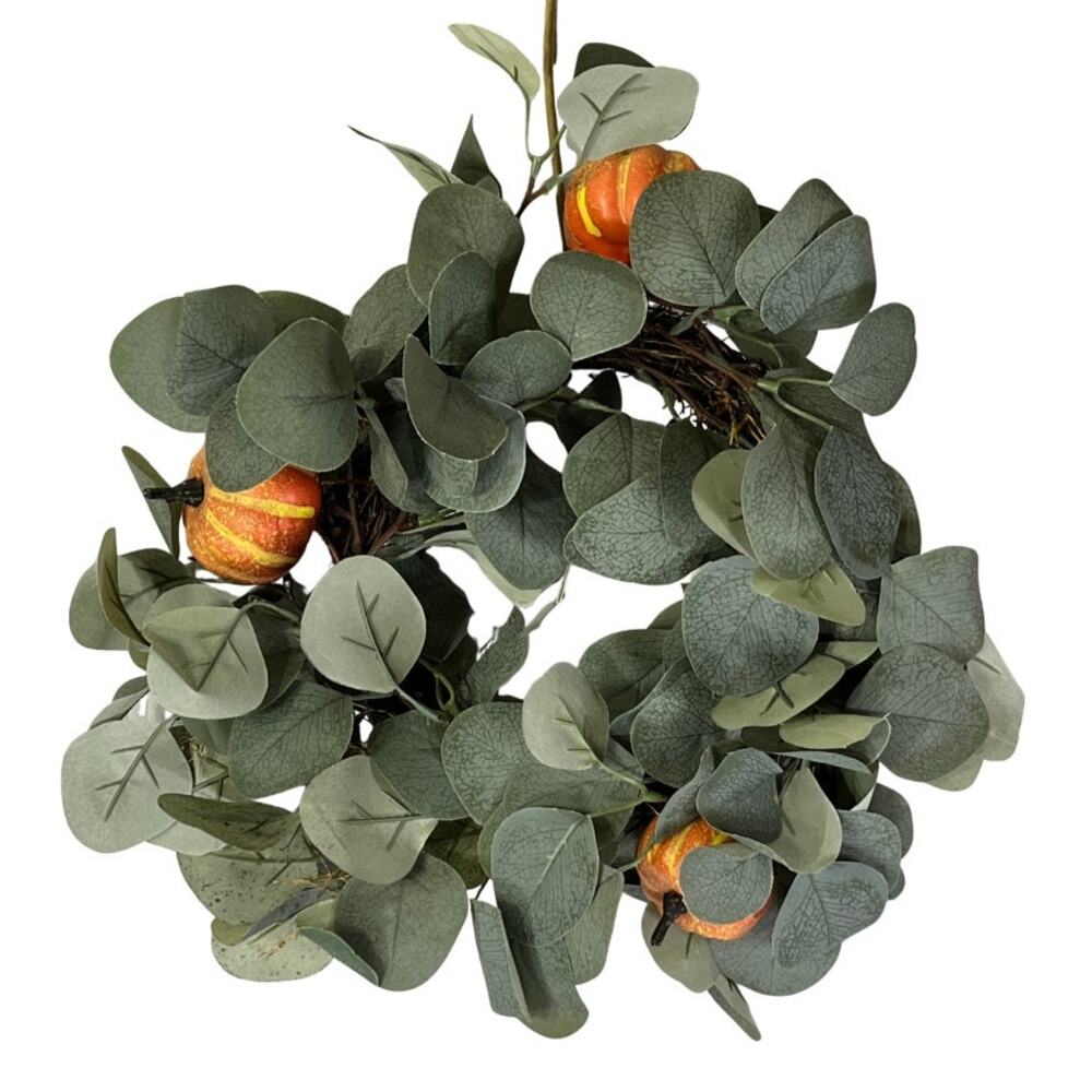 Kirkland's Home 14 In Mini Pumpkin Fall Wreath NWT